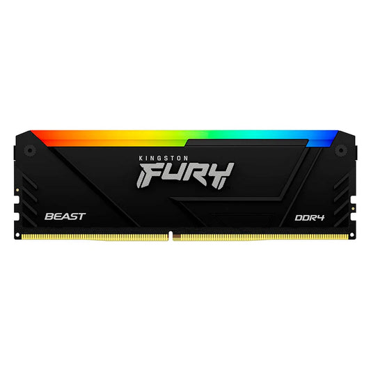 MEMORIA RAM KINGSTON 8GB/3200MHZ FURY BEAST DDR4 ( KF432C16BB2A/8 ) LED-RGB