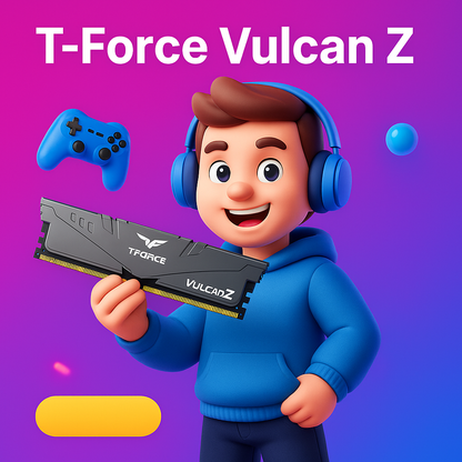 Memoria RAM TeamGroup T-Force Vulcan Z 8GB DDR4 3200MHz (Gris)